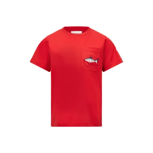 Moncler Красный Kids Т-рубашки