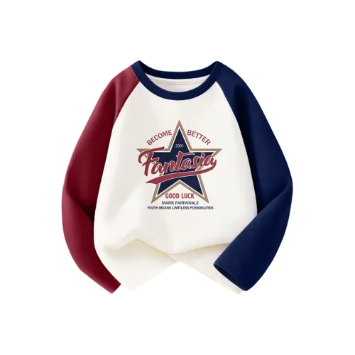 FAIRWHALE T-Рубашка Красная Синяя Детская