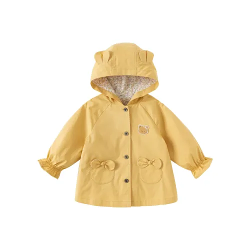 DAVE BELLA Тренчкот Желтый Розовый Детский