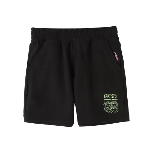 PUMA x TMNT RELAXEDTR Шорты Подростки Черный