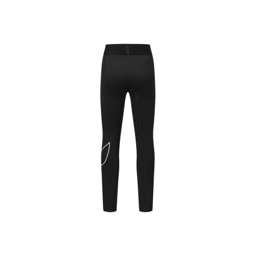 LINING YOUNG Вязаные тренировочные штаны для детей черные