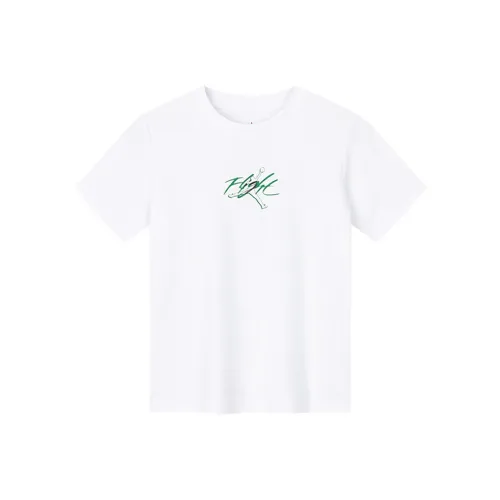 NIKE Белая школьная рубашка с коротким рукавом