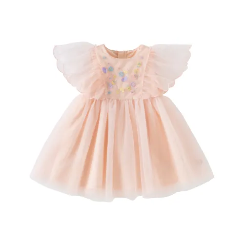 DAVE BELLA Платье Серо-розовое для детей 3-7 лет