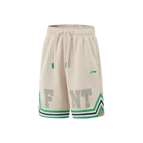 LINING YOUNG Баскетбольные шорты Лунный свет Серый