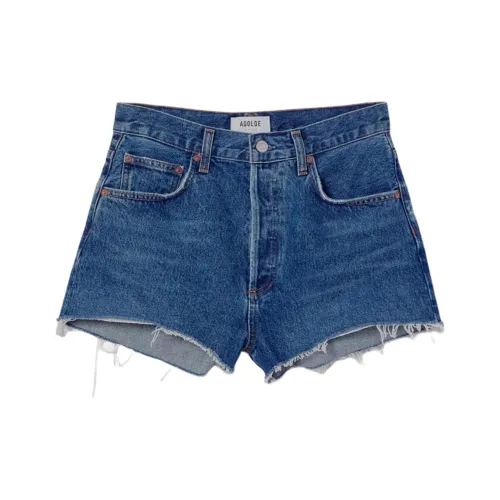 AGOLDE Джинсовые шорты Женские Blue