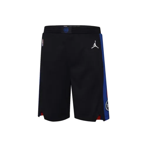 NBA Detroit Pistons Jordan Statement Swingman Шорты Подростки Черный