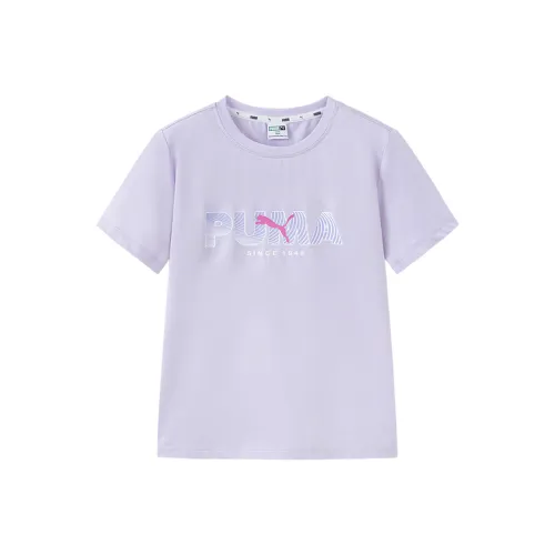 PUMA Выступление Фиолетовый Kids T Рубашки