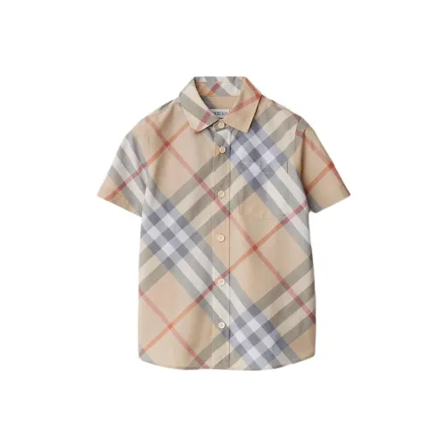 Burberry Рубашка SS24 Светлый Камень Детская
