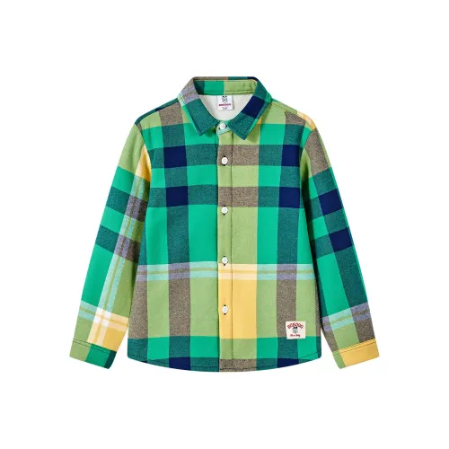 BOBDOG Рубашка Зеленая для детей 3-7 лет