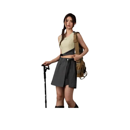 Monster Guardians Карго Юбки Короткие Женские Серый GREY