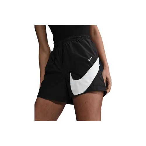 Nike Sportswear Classics Swoosh SS25 Спортивные шорты Женские Черный Белый 010