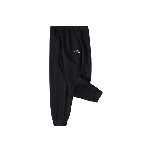 ERKE KIDS Вязаные тренировочные штаны цвет черный оттенок Jet