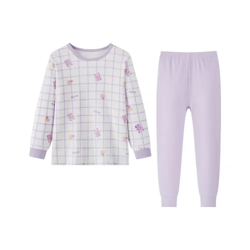 Deesha Комплект нижнего белья фиолетовый в клетку торт медвежонок для подростков