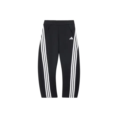 Adidas Черные Унисекс Вязаные Тренировочные Брюки