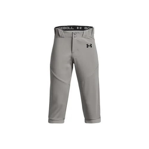 Under Armour Utility Детская одежда Utility Баскетбол Knicker Вязаные Тренировочные брюки Детский Серый