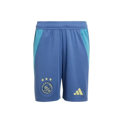 Adidas Kids Комплекты Ajax Amsterdam SS24 Ajax Amsterdam 24 25 Гостевые Шорты Синий Детский
