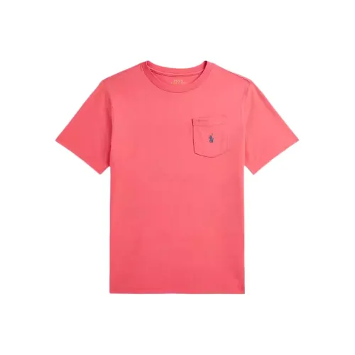 Polo Ralph Lauren T-рубашка SS25 Облако Рассвет Красный Детская