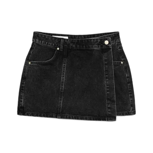 ZARA Черные Женские Джинсовые Шорты