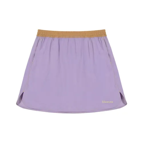 Ubras Likeuu Охлаждающий Улучшенный Гигроскопичность Быстросохнущий Сладкий Груша Мята Спортивный Стиль A Позиционирование Юбка для дошкольников