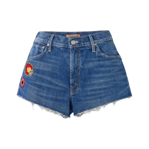 MOTHER Джинсовые шорты Женские Blue