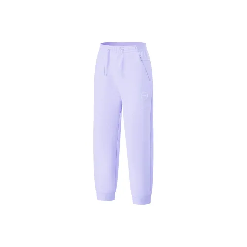 LINING YOUNG Вязаные тренировочные штаны Comprehensive physical fitness Светлый Сиреневый