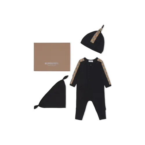 Burberry Комбинезоны и ползунки 3 упаковки черный для младенцев и малышей
