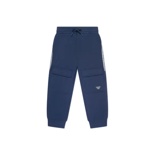 EMPORIO ARMANI Брюки SS24 Морской Синий Детский