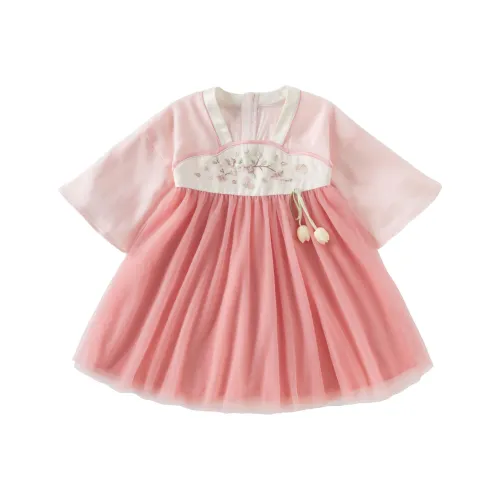 DAVE BELLA Платье Серо-розовое для детей 3-7 лет