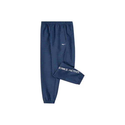 Подростки ERKE KIDS Вязаные Тренировочные Штаны Креативный Noise Синий