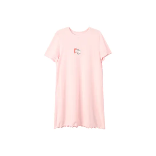 Red Bean Ночная сорочка Детская Вишневый цветок Розовый