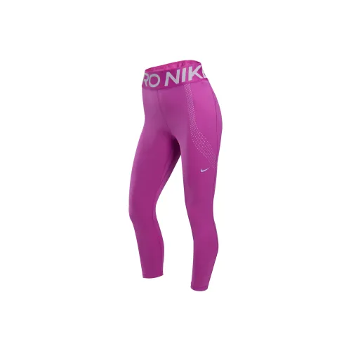 NIKE Dri Fit Hot Фиолетовый Красный/Серебряный Женские Спортивные Брюки