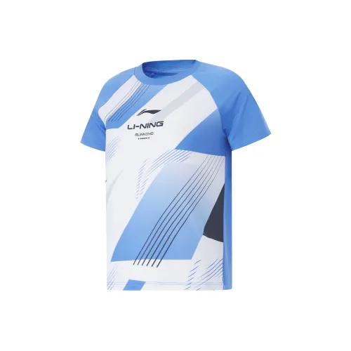 LINING YOUNG Комплексное физическое развитие T-рубашка SS25 Заливо Синий Детский