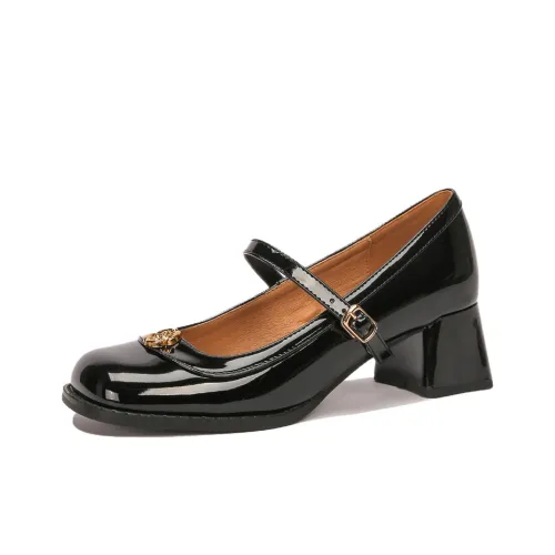 City camel Туфли Мэри Джейн Женские