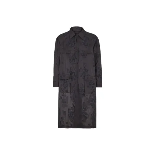 Fendi Черный Мужской Тренч