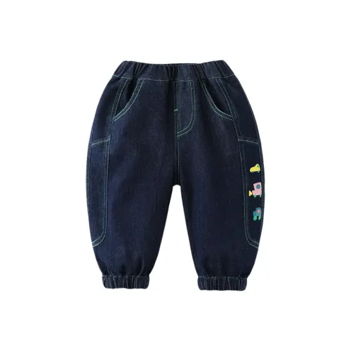 CICIIBEAR Джинсы Дошкольный Лунный Зазор Синий