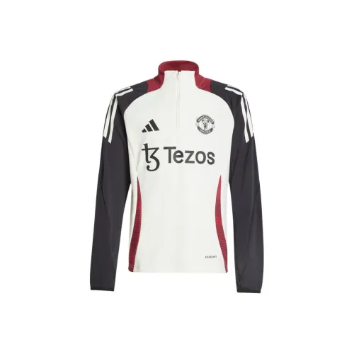 Adidas Manchester United Tiro 24 T Рубашка Экрю Черный