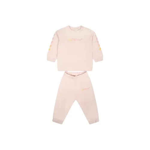 Off Белый комплект стандартный крой детский розовый