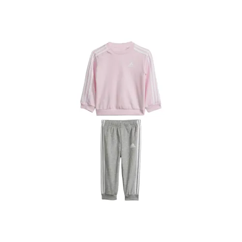 Adidas Essential Прозрачный Розовый/Белый Детские Комбинезоны / Ползунки