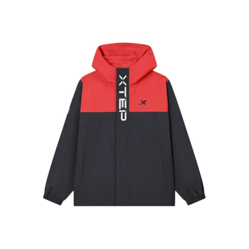 XTEP Тренчкот Драгоценный камень Алмазно-красный Подростки