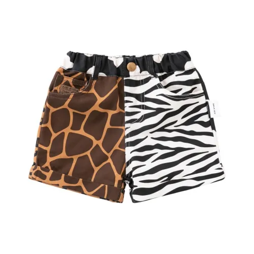 JUZI STORE Шорты Дошкольные Животные Коричневый И Белый