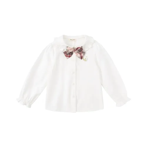 DAVE BELLA Детский топ Весенний Осенний Детский Белый