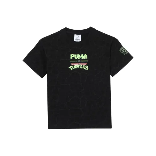 PUMA x TMNT RELAXEDAOP T-Shirt Черный Подростки