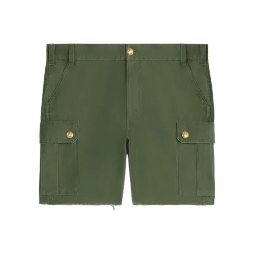 CELINE Карго Шорты Женские Зеленые