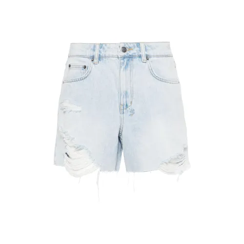 Ksubi Джинсовые шорты Женские Светло-синие