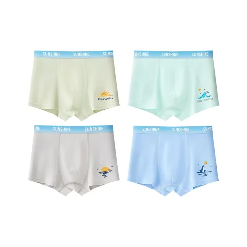 Хлопок Трусы 4 Пачки Подростки