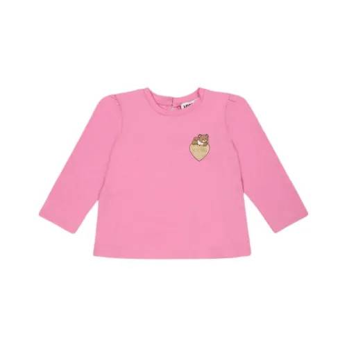 MOSCHINO T-рубашка Розовая для малышей и детей дошкольного возраста