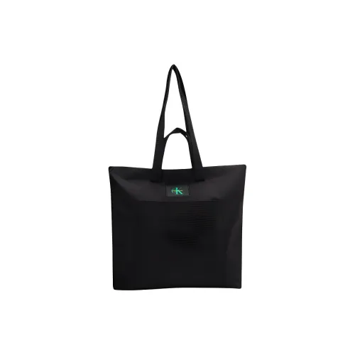 CALVIN KLEIN Ткань Тоут Сумка Сумка для покупок Сумка Сумка через плечо Средняя Женская Черная