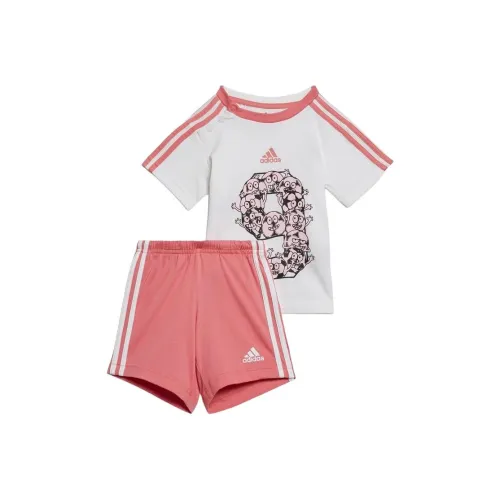 Adidas Infant And Toddler Комплект Белый Розовый Красный Розовый Красный Белый Infant And Toddler