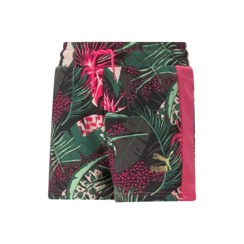 PUMA Детская одежда T7 Vacay Королева С принтом Шорты Юность Kids Шорты Детский Многоцветный