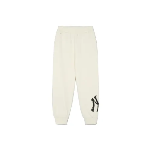 Mlb Base Logo New York Yankees Повседневные штаны Детский Темный крем